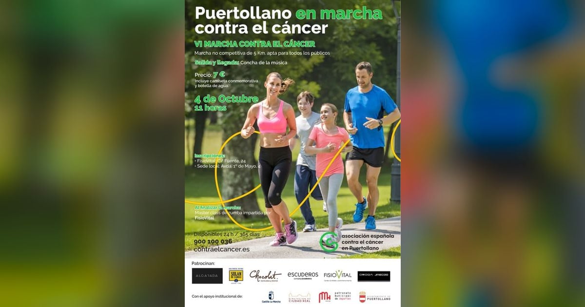 VI Marcha contra el cáncer — Puertollano en marcha