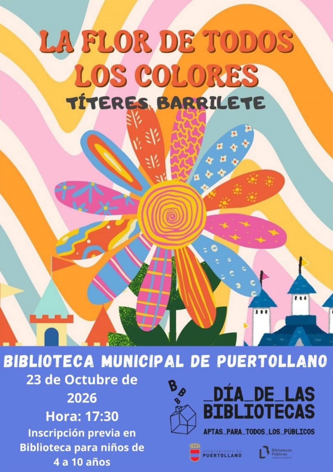 Títeres "La flor de todos los colores" — Día de las Bibliotecas — foto 2